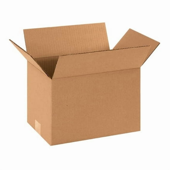 Kraft Corrugated Boxes ECT-32, 12 x 8 x 8", 25/Case
