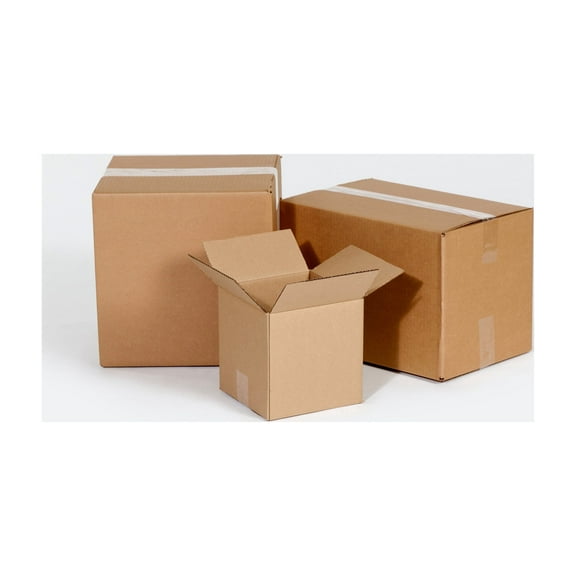 Kraft Corrugated Boxes ECT-32, 16 x 16 x 9", 25/Case