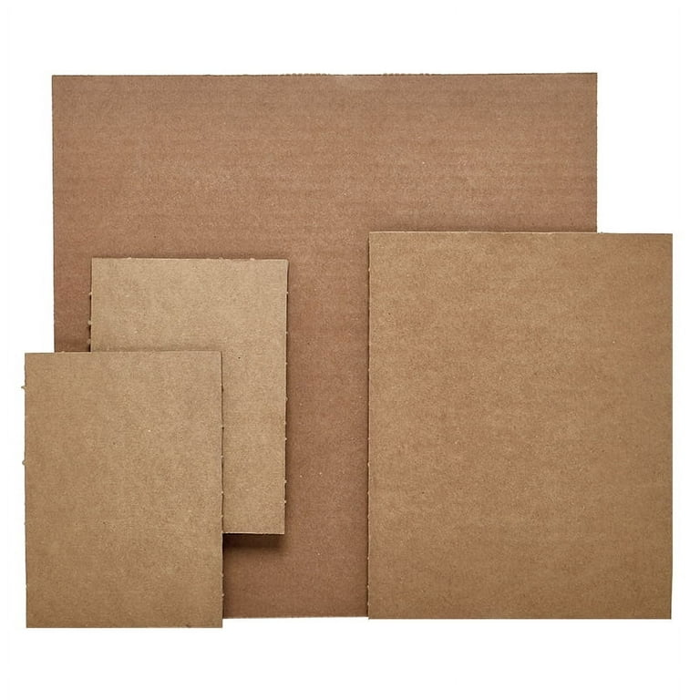 Corrugated cardboard art sheets, D. 8 mm, size 42x60 cm, 10 pc/ 1 pack