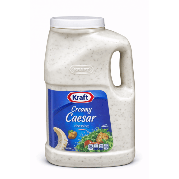 Kraft Creamy Caesar Dressing, Classic Parmesan & Garlic Flavor, 1 Gallon (128 oz)