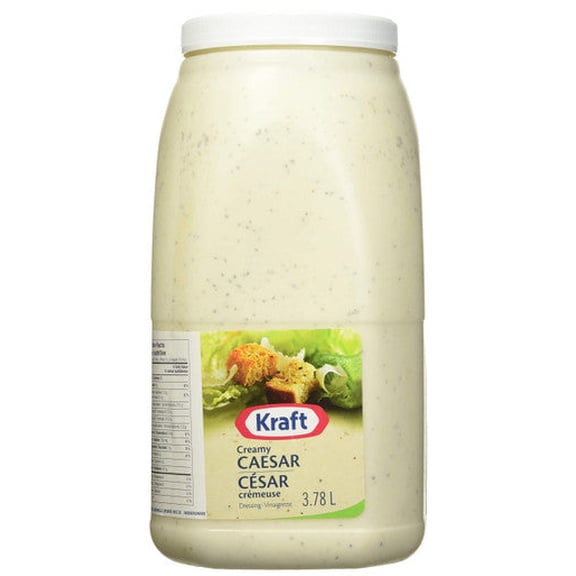 Kraft Creamy Caesar Dressing Jugs, (3.78L/1 Gallon per Jug) (Pack of 2)