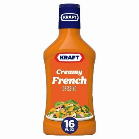 Kraft Creamy French Dressing 16 fl oz Bottle (Pack of 2)