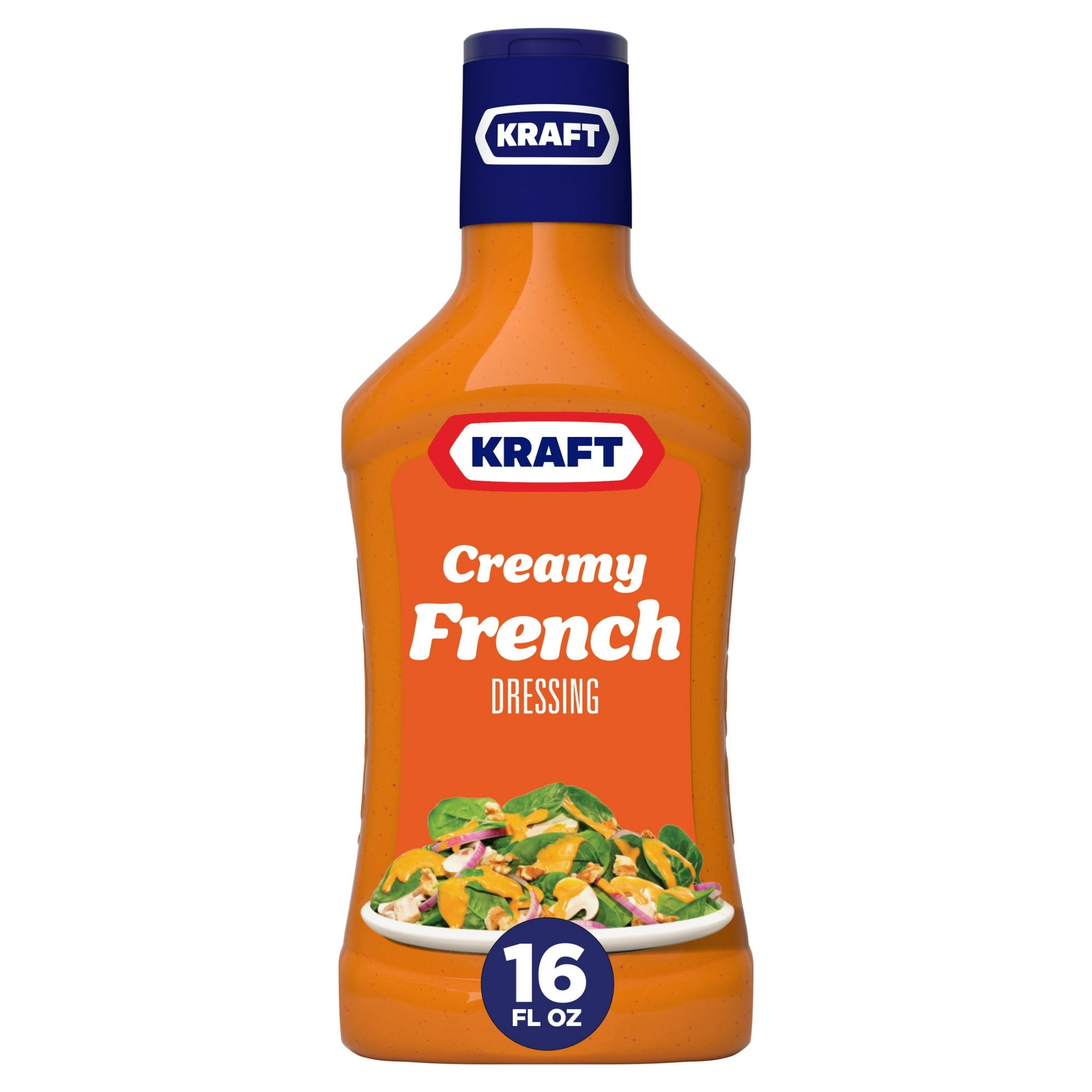 Kraft Creamy French Dressing 16 fl oz Bottle (Pack of 6)