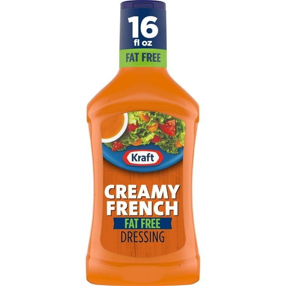 Kraft Creamy French Fat Free Dressing, 16 fl oz Bottle