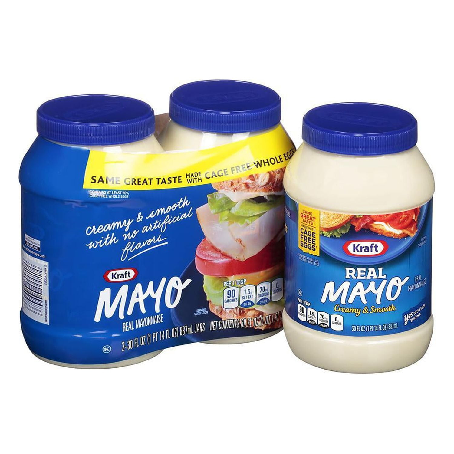 Kraft Real Mayo - 12oz. - Healthy Heart Market