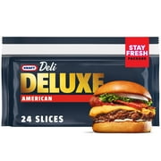 Kraft Deli Deluxe American Cheese Slices, 24 Ct Bag