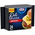 thumbnail image 1 of Kraft Deli Deluxe American Cheese Slices, Individually Wrapped, 16 oz Pack, 24 Slices, 1 of 14