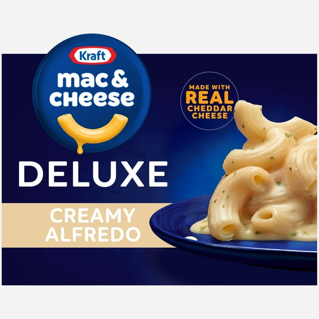 Kraft Deluxe Creamy Alfredo Mac & Cheese Macaroni and Cheese Dinner, 11