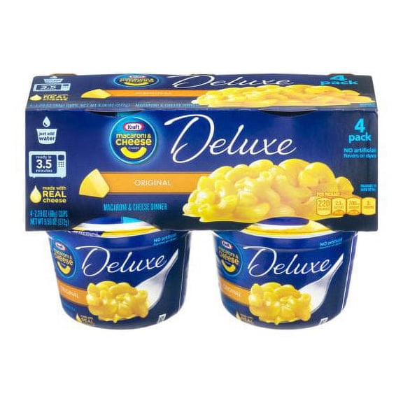 Kraft Deluxe Original Cheddar Cups (Pack of 10)