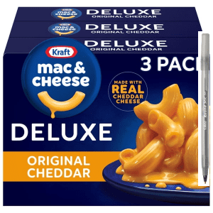 Kraft Deluxe Original Cheddar Macaroni and Cheese Dinner