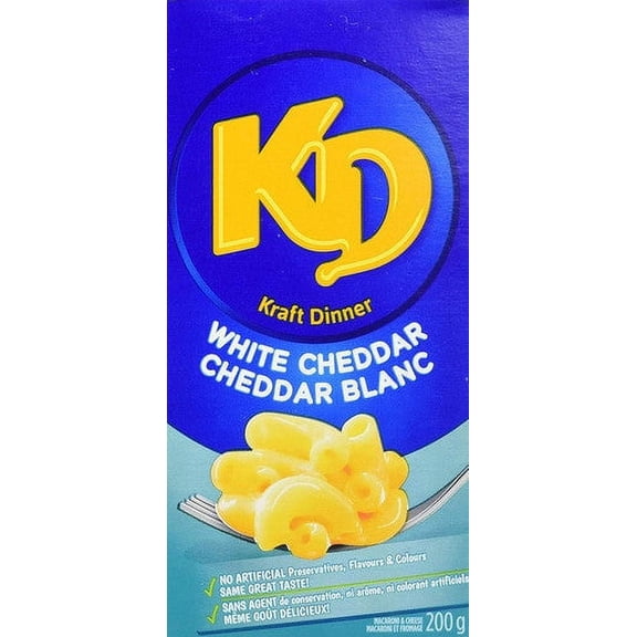 Kraft Dinner White Cheddar Macaroni & Cheese, 200g/7oz