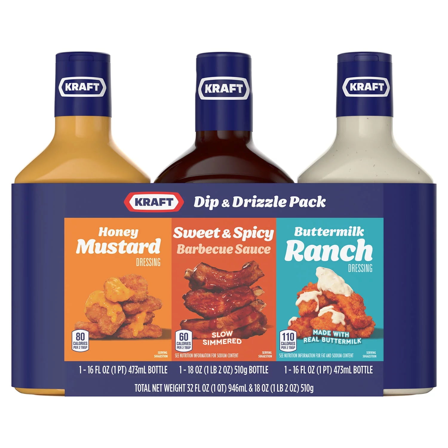 Kraft Dip & Drizzle Sauce, 3 Pack