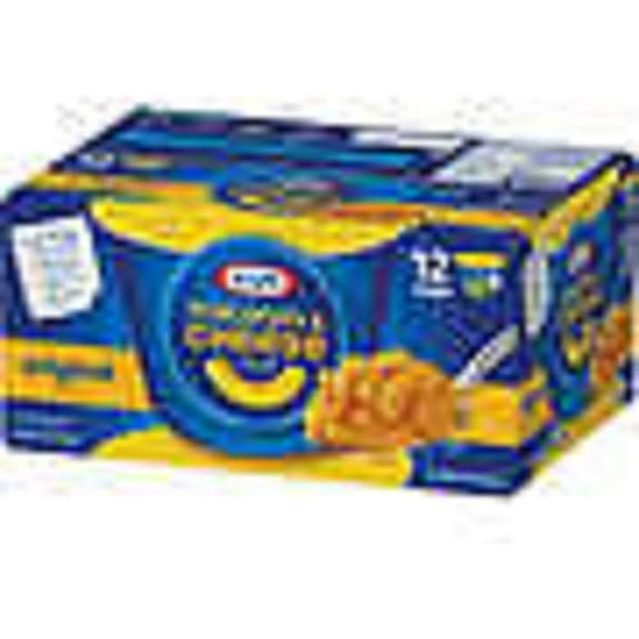 Kraft Easy Mac Original Cheese, 2.05-Ounce Microwavable Cups (Pack Of 12) (Original, Pack Of 12 (2.05-Ounce))