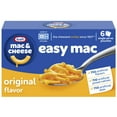 thumbnail image 1 of Kraft Easy Mac and Cheese, 6 Packets, for Easy Dinner or Dinner Sides, Original Flavor, No Artificial Flavors, Preservatives or Dyes, 12.9 oz, 1 of 20