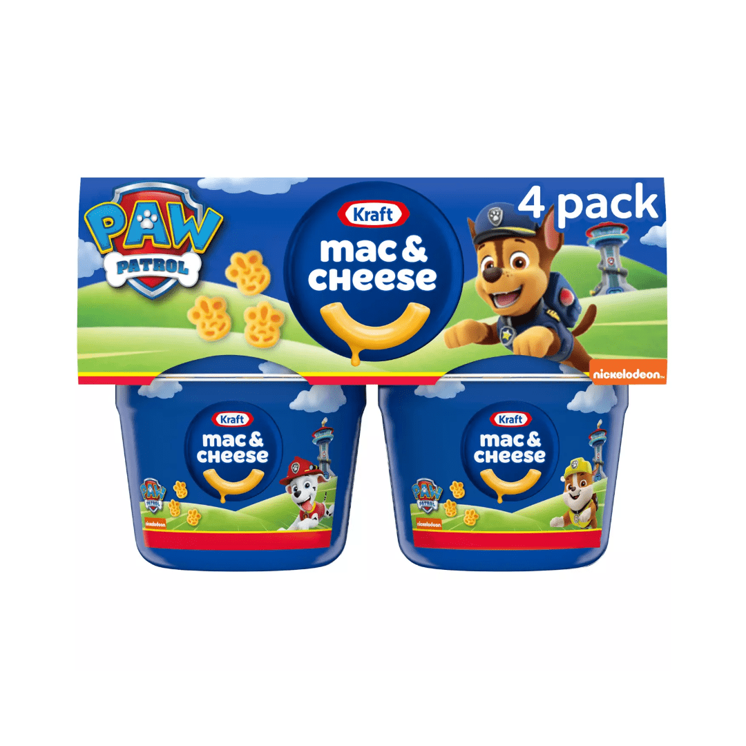 Kraft Easy Mac Paw Patrol Macaroni \u0026 Cheese, 4 ct pack of 1