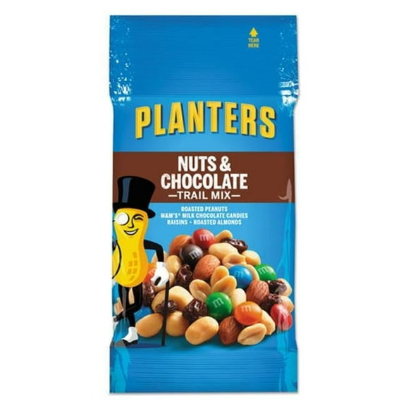 Planters Nuts & Chocolate Trail Mix, 2 oz Bag