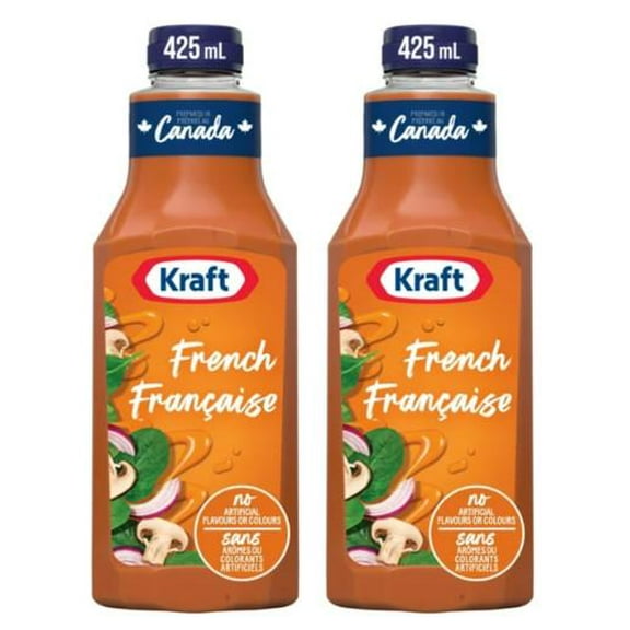 Kraft French Salad Dressing, 425ml (2 Pack)