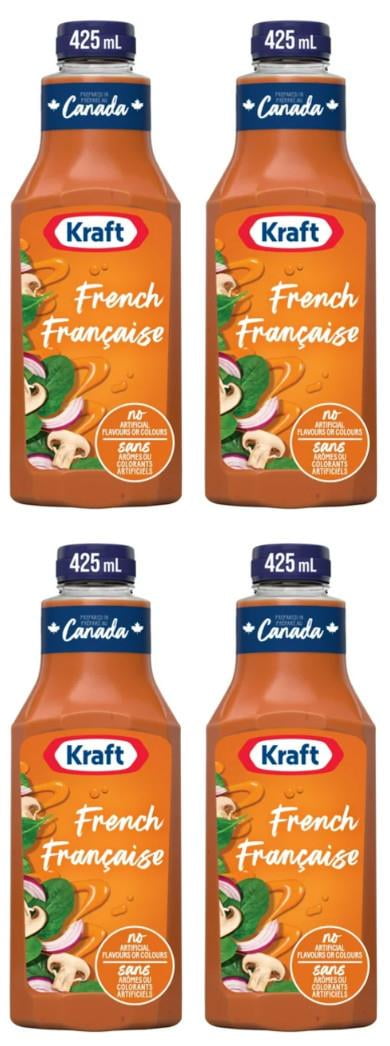 Kraft French Salad Dressing, 425ml (4 Pack)