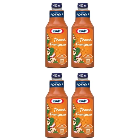 Kraft French Salad Dressing, 425ml (4 Pack)