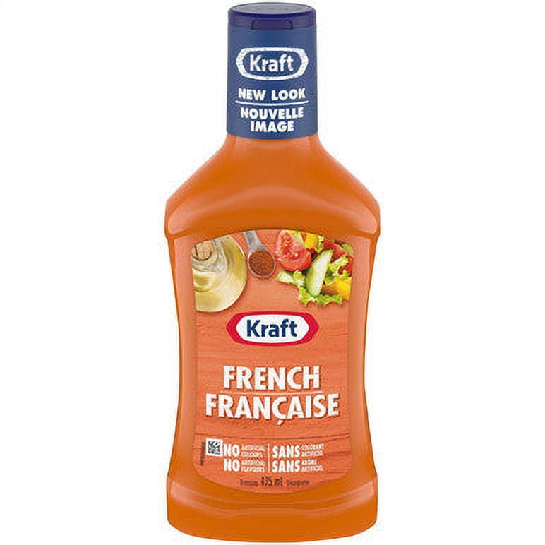 Kraft French Salad Dressing, 475mL/16 fl. oz., Bottle, {Imported from Canada}