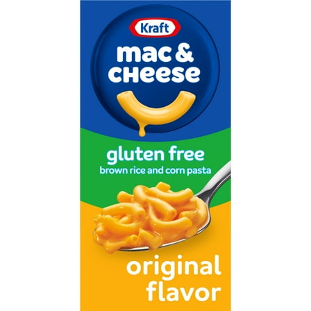 Kraft Gluten Free Mac and Cheese, Brown Rice and Corn Pasta, 1 Box, for Easy Dinner or Dinner Sides, Original Flavor, No Artificial Flavors, Preservatives or Dyes, 6 oz