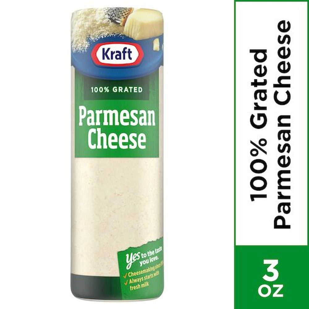 Kraft Grated Parmesan Cheese, 3 Ounce 24 per Case.