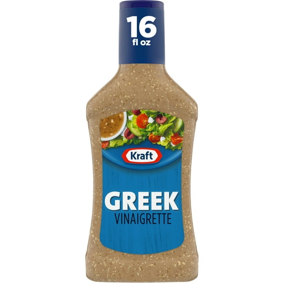 Kraft Greek Vinaigrette, 16 fl oz Bottle