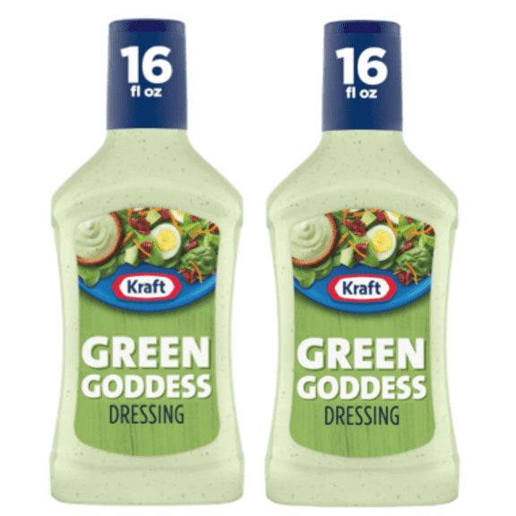 Kraft Green Goddess Salad Dressing, 16 fl oz - Pack of 2
