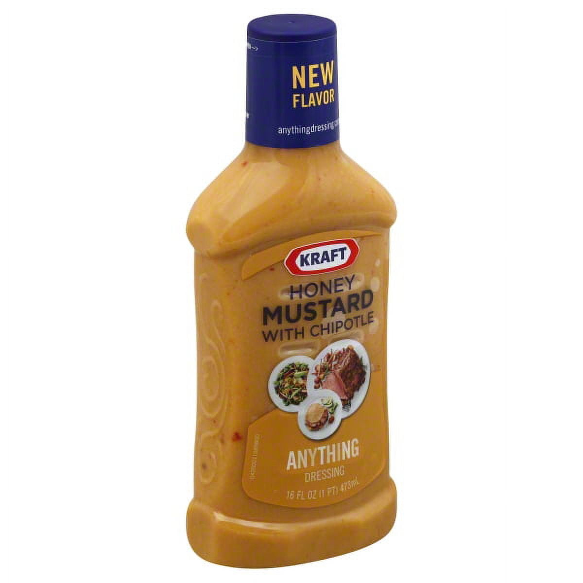 Kraft Honey Mustard with Chipotle Dressing & Dip, 16 fl oz