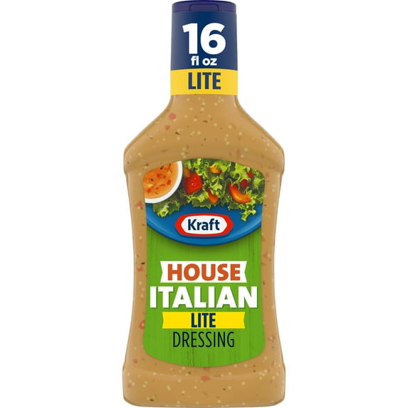 Kraft House Italian Lite Salad Dressing, 16 fl oz Bottle
