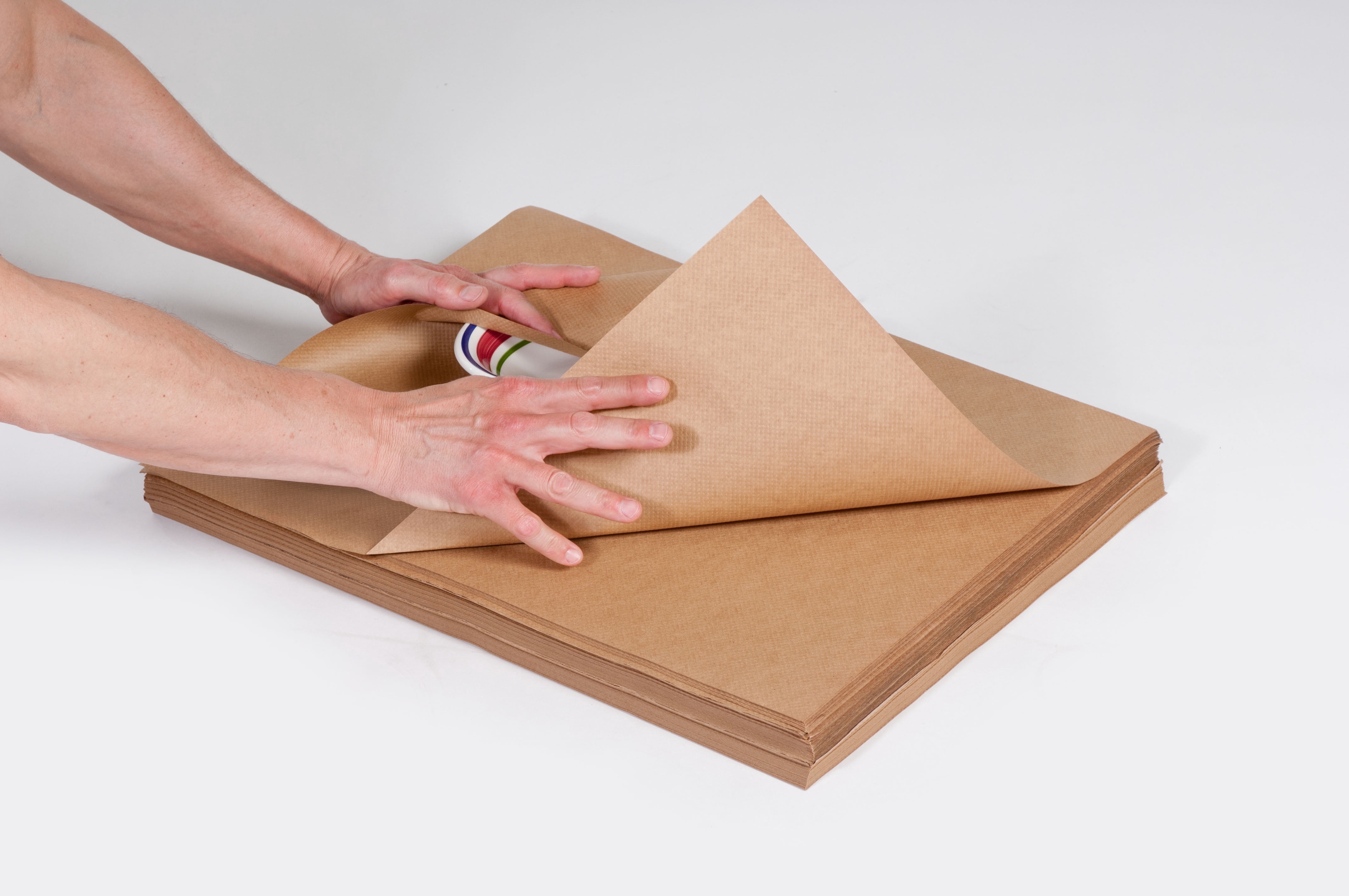 SSBM 24 x 36" 60 lb. Indented Kraft Paper Sheets | 210 Sheets per Bundle
