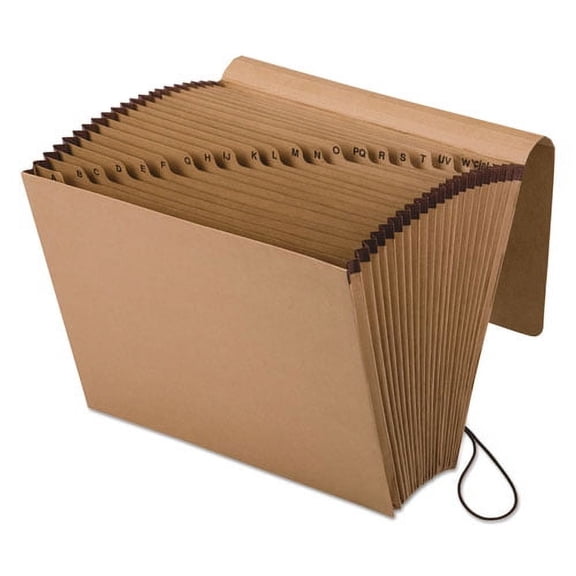 Kraft Indexed Expanding File, 21 Sections, 1/21-Cut Tab, Letter Size, Brown | Bundle of 2 Each