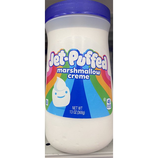Kraft JetPuffed Marshmallow Creme Sweet Marshmallows Taste 13 oz Jar