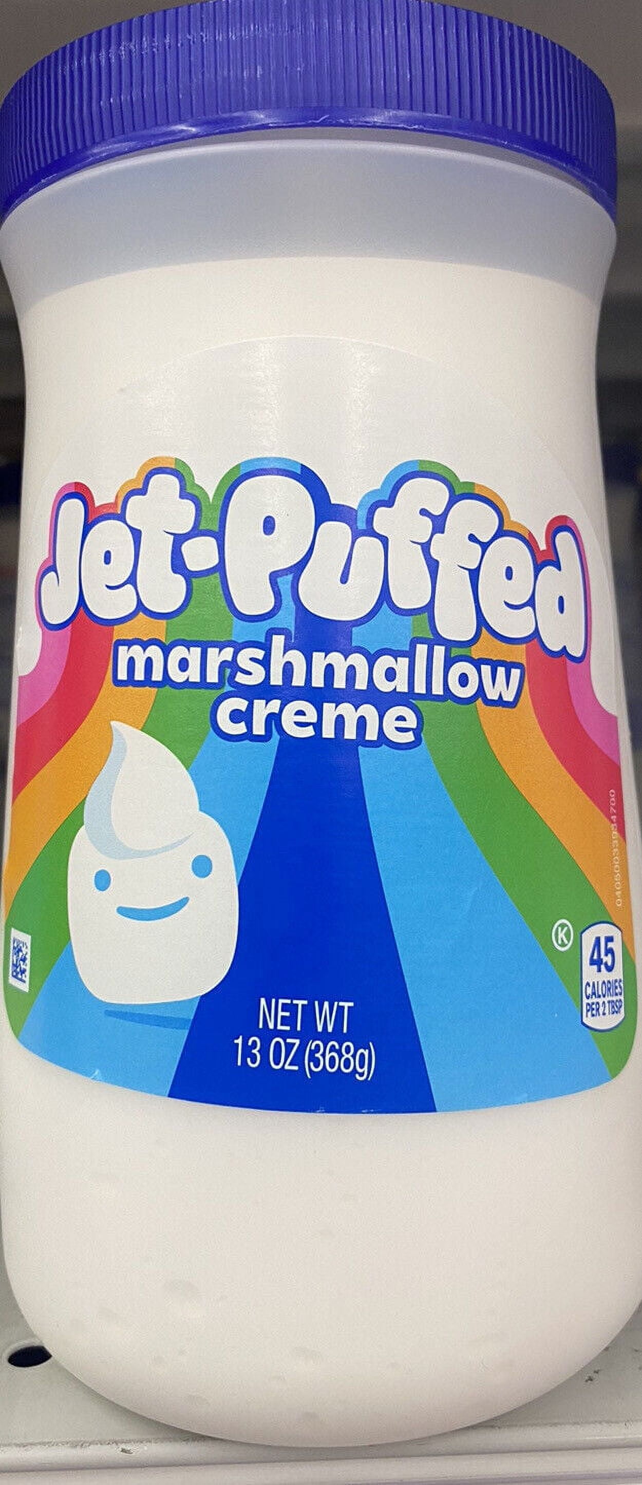 Kraft Jet-Puffed Marshmallow Creme Sweet Marshmallows Taste 13 oz Jar ...