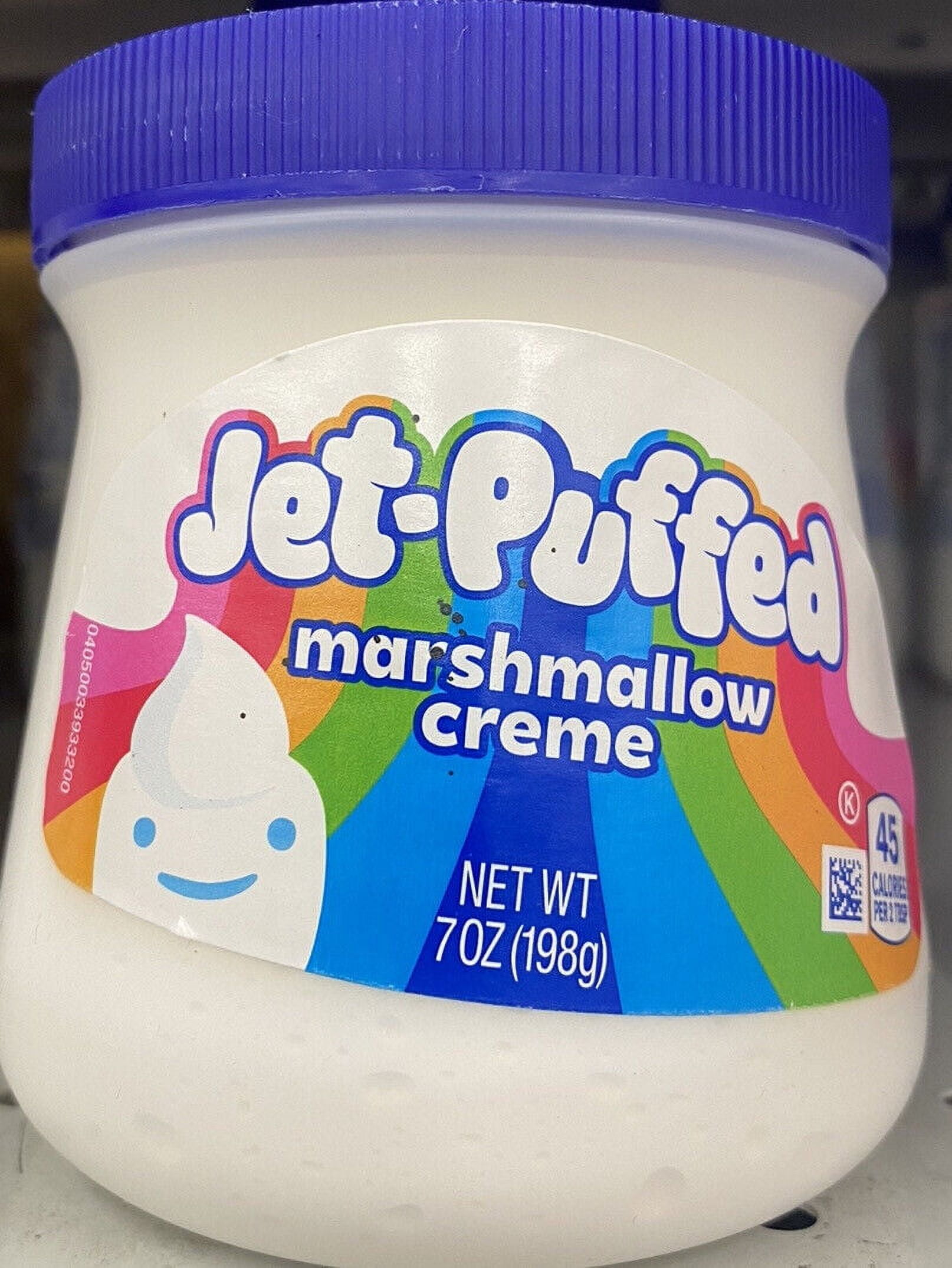 Kraft JetPuffed Marshmallow Creme Sweet Marshmallows Taste 7 oz Jar
