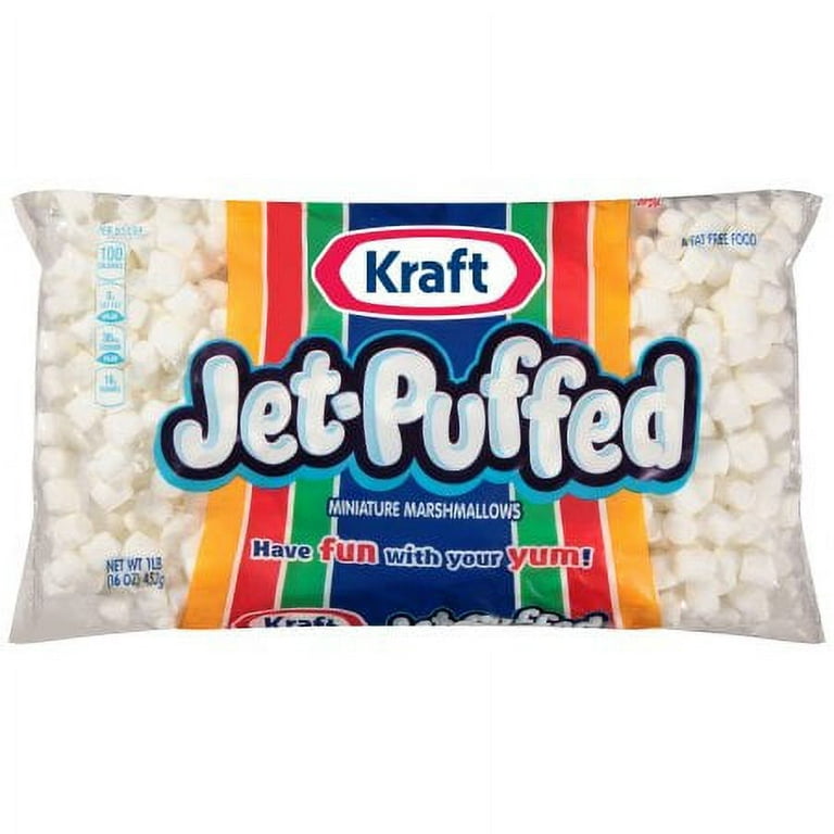 Kraft Jet Puffed Mini Marshmallows, 10 Ounce Bag (Pack of 2)