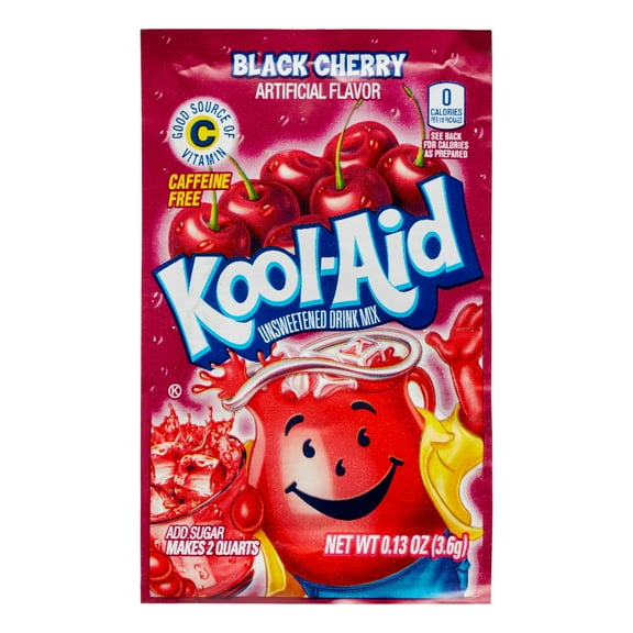 Kraft Kool-Aid, Black Cherry, 0.13 Oz, Pack of 192
