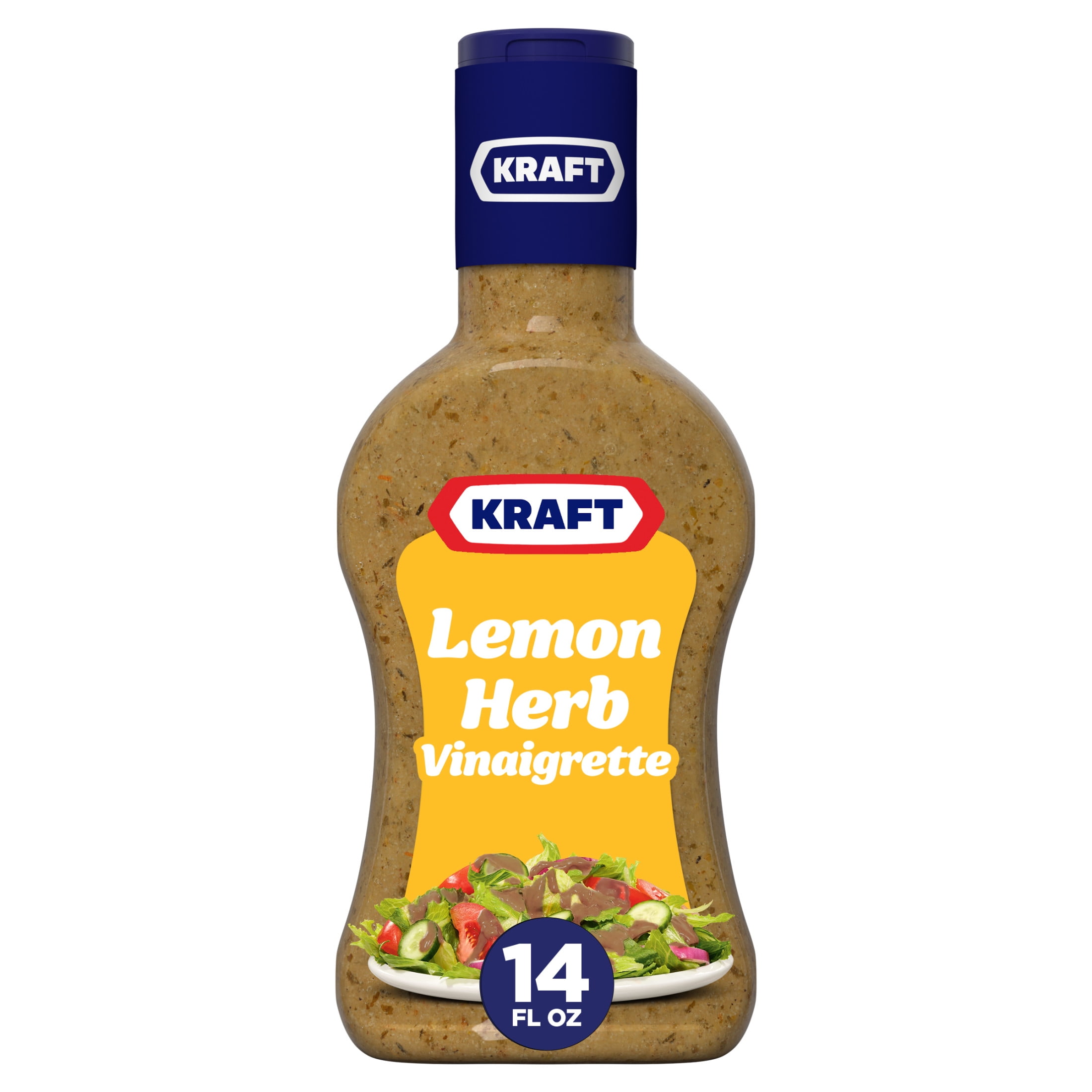 Kraft Lemon Herb Vinaigrette, 14 fl oz Bottle