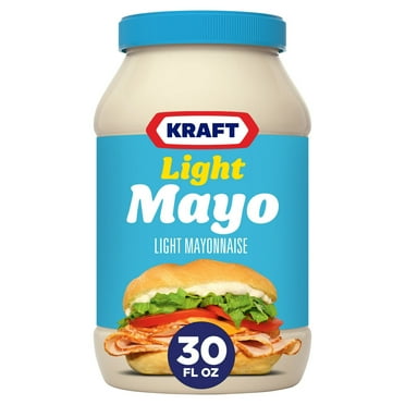 Kraft Light Mayo with 1/2 the Fat & Calories of Regular Mayonnaise 30 fl oz Jar (Pack of 4)