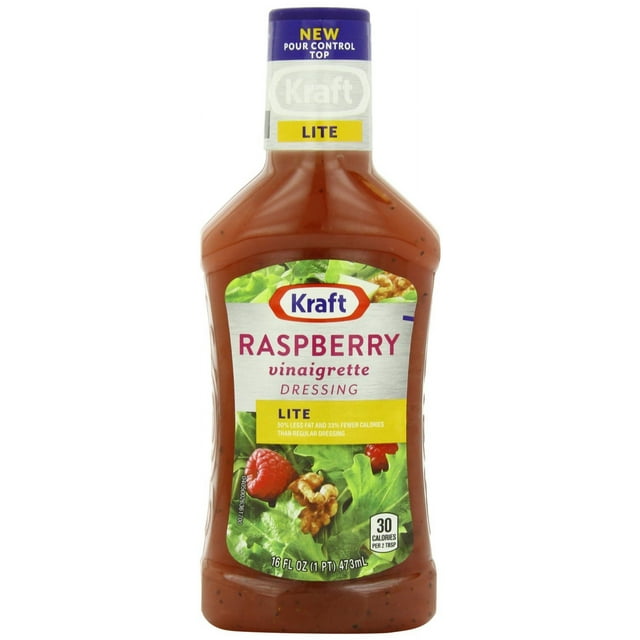 Kraft Light Raspberry Vinaigrette With Extra Virgin Olive Oil Reduced