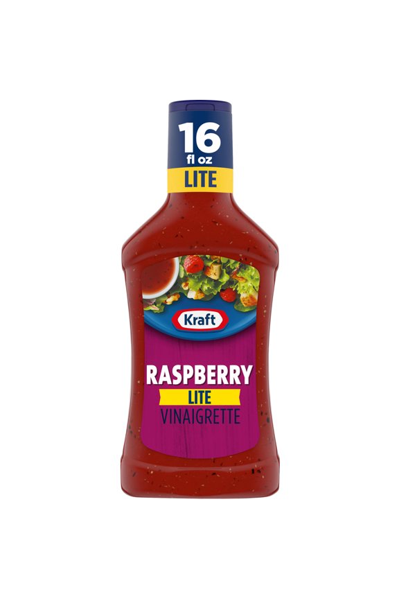 Lite Raspberry Vinaigrette, 16 fl oz Bottle