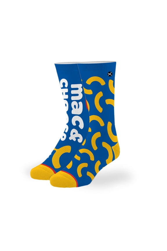 Kraft Mac & Cheese Split Crew Socks for Big Kids 710 Years  Fun Food Gift, Colorful