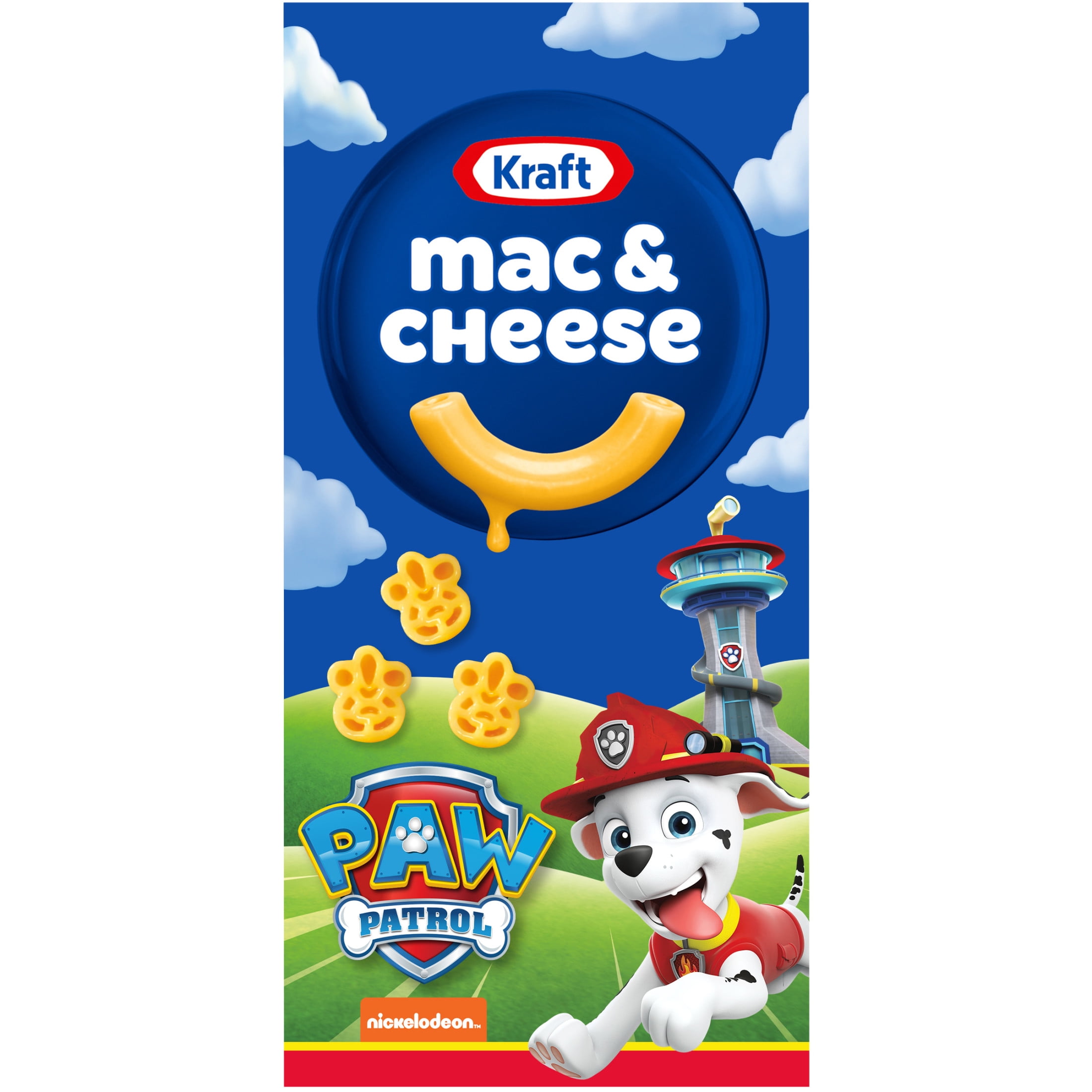Kraft Nickelodeon Paw Patrol Mac and Cheese, 1 Box, for Easy Dinner or Dinner Sides, Original Flavor, No Artificial Flavors, Preservatives or Dyes, 5.5 oz