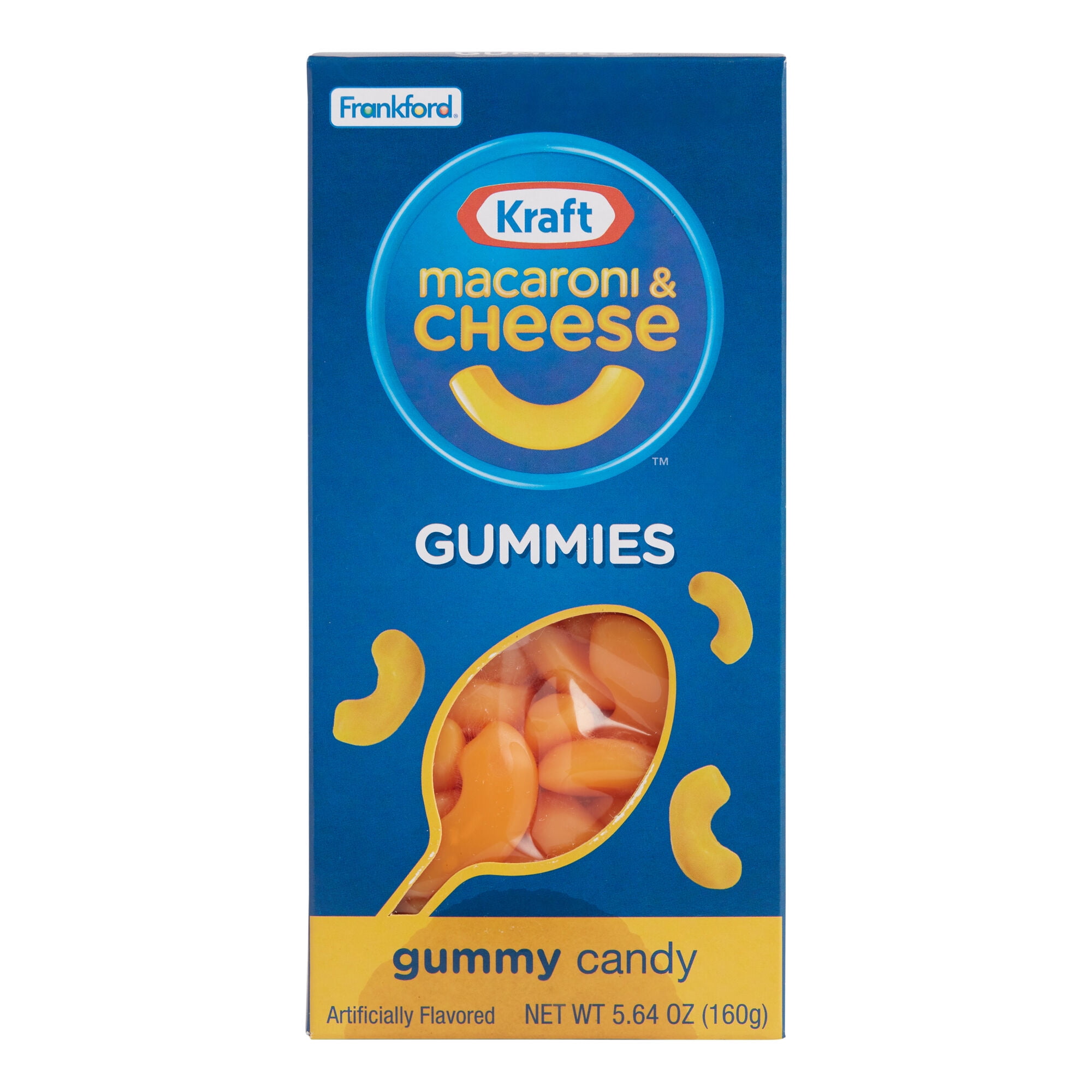 Kraft Macaroni And Cheese Gummy Candy Box 5.64 oz. Pack of 2