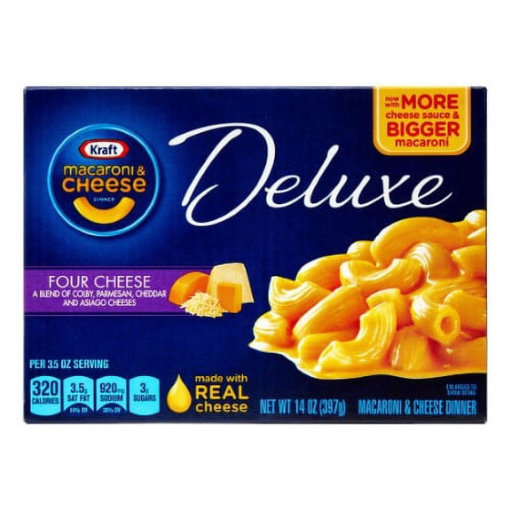 Kraft Macaroni & Cheese Deluxe Four Cheese