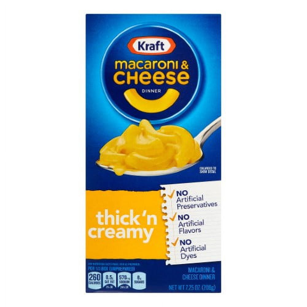 Kraft Macaroni & Cheese Dinner Thick & Creamy (Pack of 36)