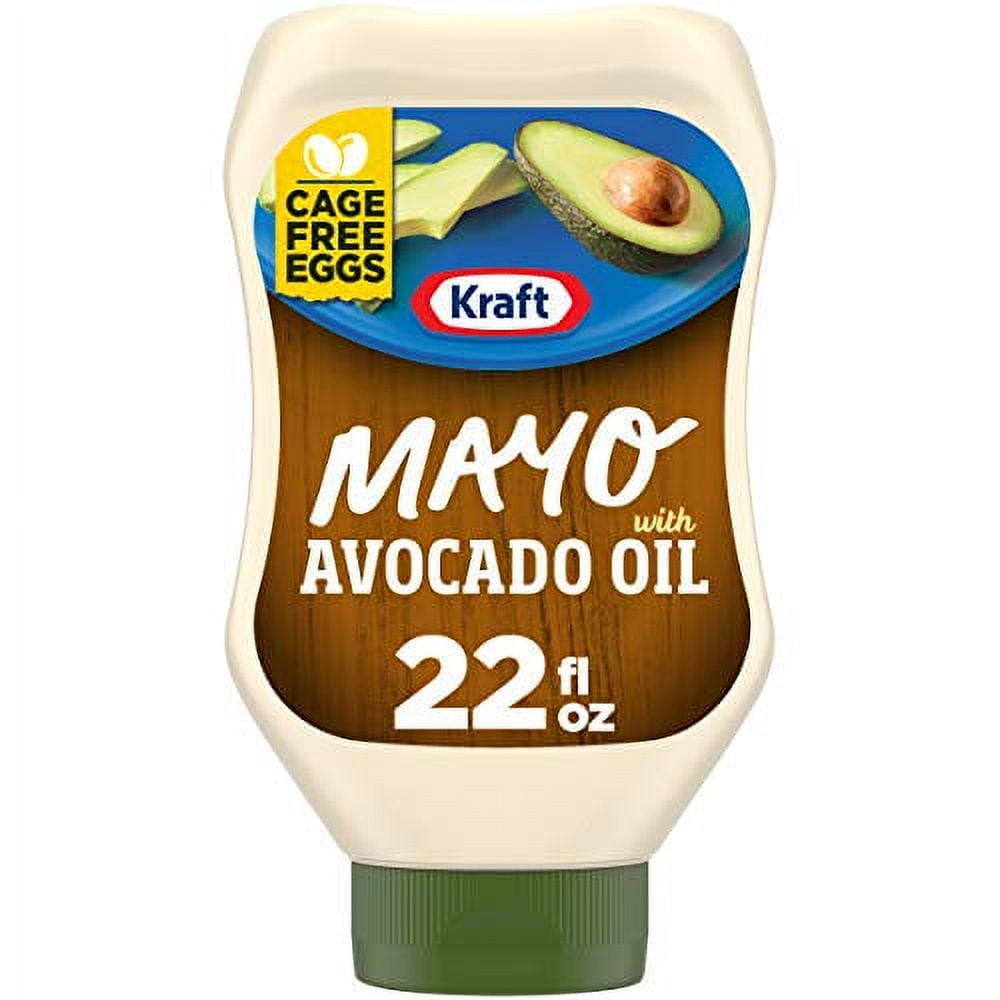 Kraft Mayo with Avocado Oil Reduced Fat Mayonnaise Classic Creamy Condiment for Sandwiches and