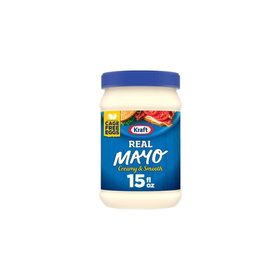 Kraft Real Mayonnaise 15 oz (Pack of 8)