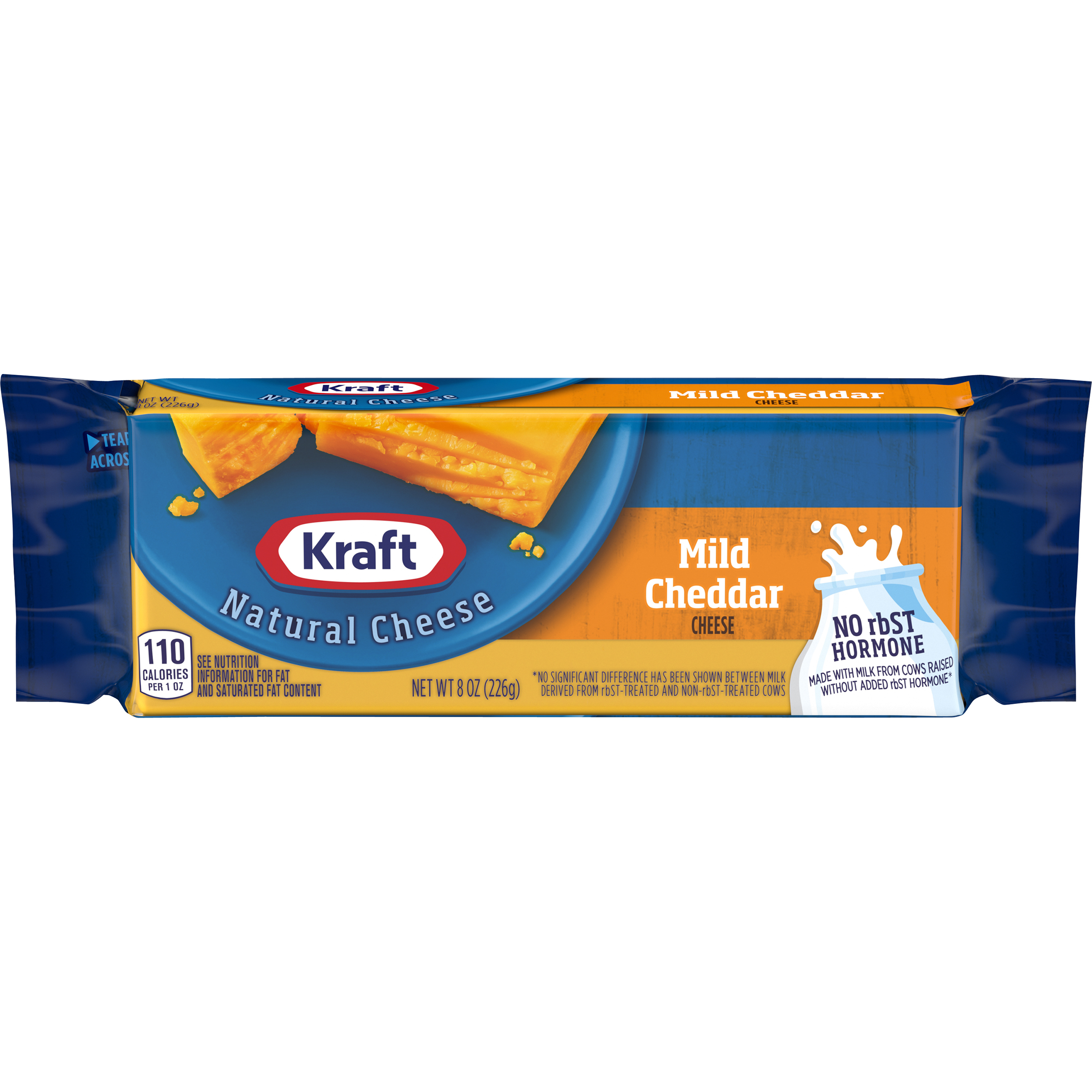 Kraft Mild Cheddar Cheese 8 Oz Block Chunk Walmart