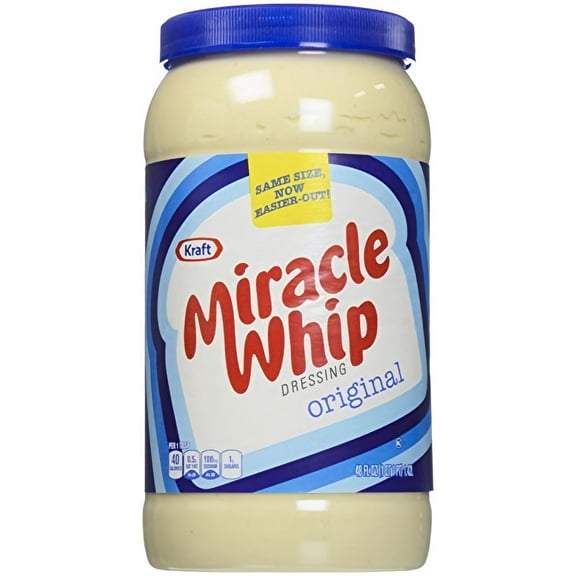 Kraft Miracle Whip Mayo-like Dressing Value Size Jar 48 fl oz (Pack of 20)